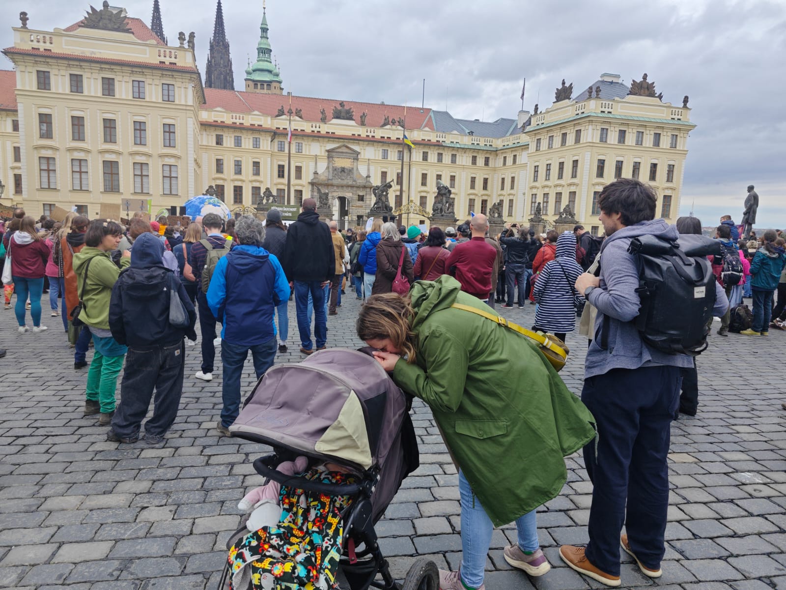 Demonstrace Přírodu škrtnout nenecháme, 19. dubna 2026, foto: Žaneta Jansa Gregorová. 